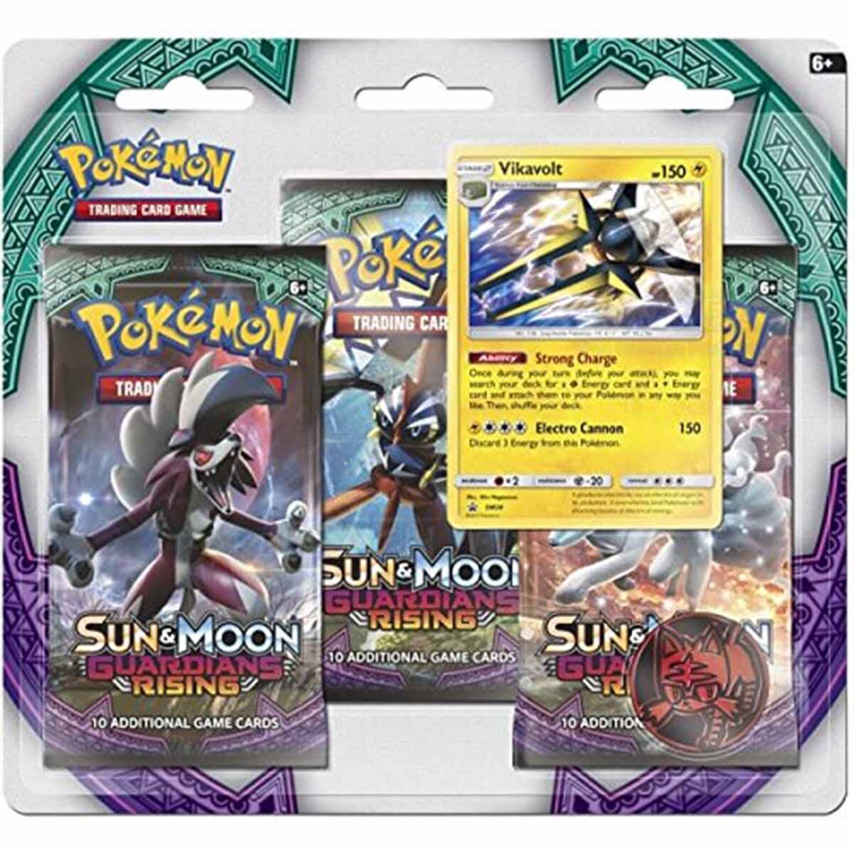 Pokémon Sun & Moon Guardians Rising Vikavolt Collection Blister - EN
