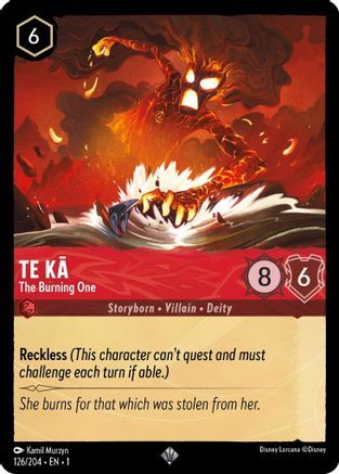 Te Ka - The Burning One - 126/204 - EN Te Ka - The Burning One - 126/204 - EN