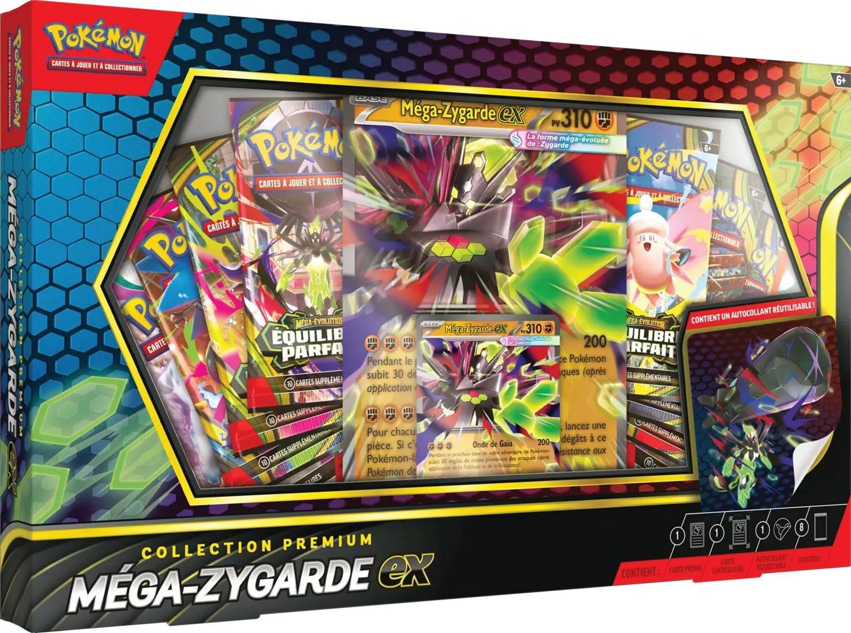 Pokémon JCC: Coffret Collection Premium - Méga-Zygarde ex - FR Pokémon JCC: Coffret Collection Premium - Méga-Zygarde ex - FR
