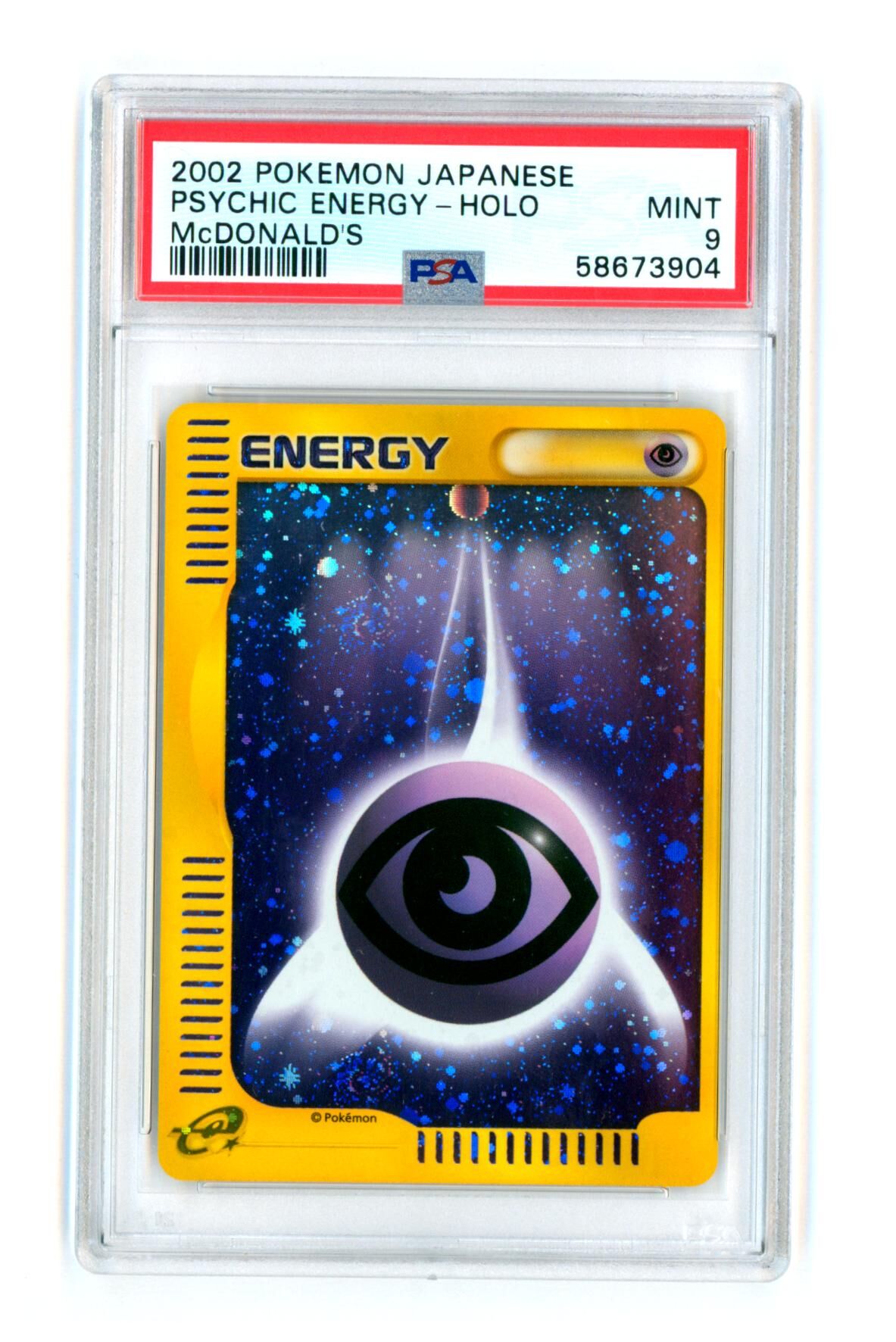 Psychic Energy - McDonald's - Japanese - Holo - PSA 9 MINT - Pokémon Psychic Energy - McDonald's - Japanese - Holo - PSA 9 MINT - Pokémon