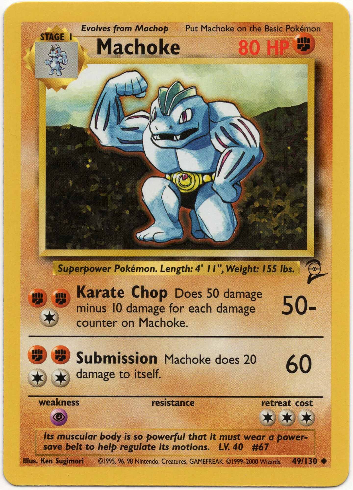 Machoke - 49/130 - Pokémon TCG