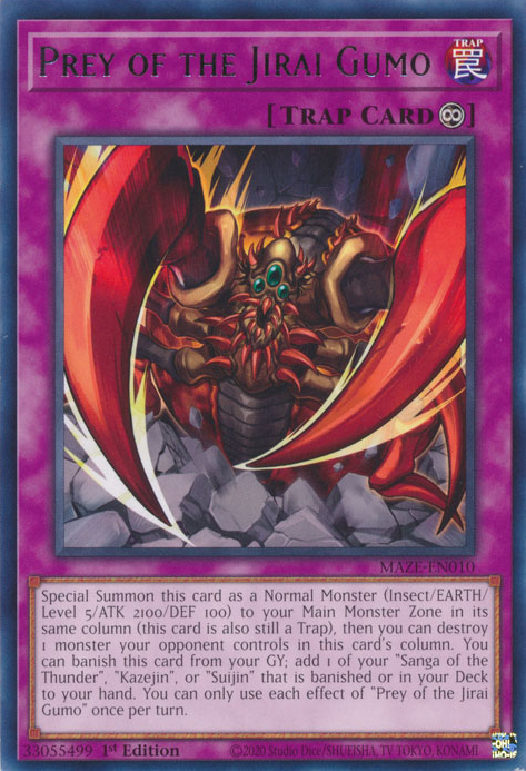 Beute des Jirai Gumo - MAZE-010 - Rare - 1. Auflage Beute des Jirai Gumo - MAZE-010 - Rare - 1. Auflage