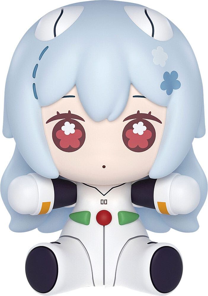 Rebuild of Evangelion Huggy Good Smile Chibi Figur - Rei Ayanami - Long Hair 7 cm