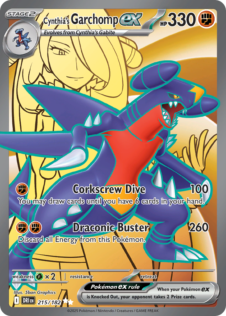 Cynthia’s Garchomp ex - 215/182 - EN Cynthia’s Garchomp ex - 215/182 - EN