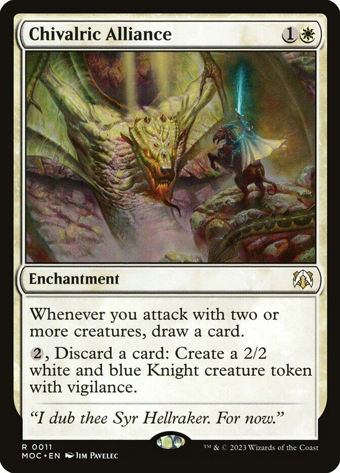 Chivalric Alliance - MOC 11 - Normal - EN - NM Chivalric Alliance - MOC 11 - Normal - EN - NM