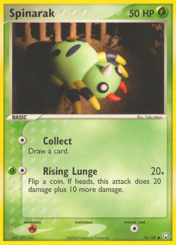 Spinarak - 78/109 - Reverse Holo - EN