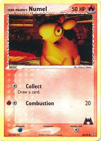 Team Magma’s Numel - 64/97 - Reverse Holo - EN Team Magma’s Numel - 64/97 - Reverse Holo - EN