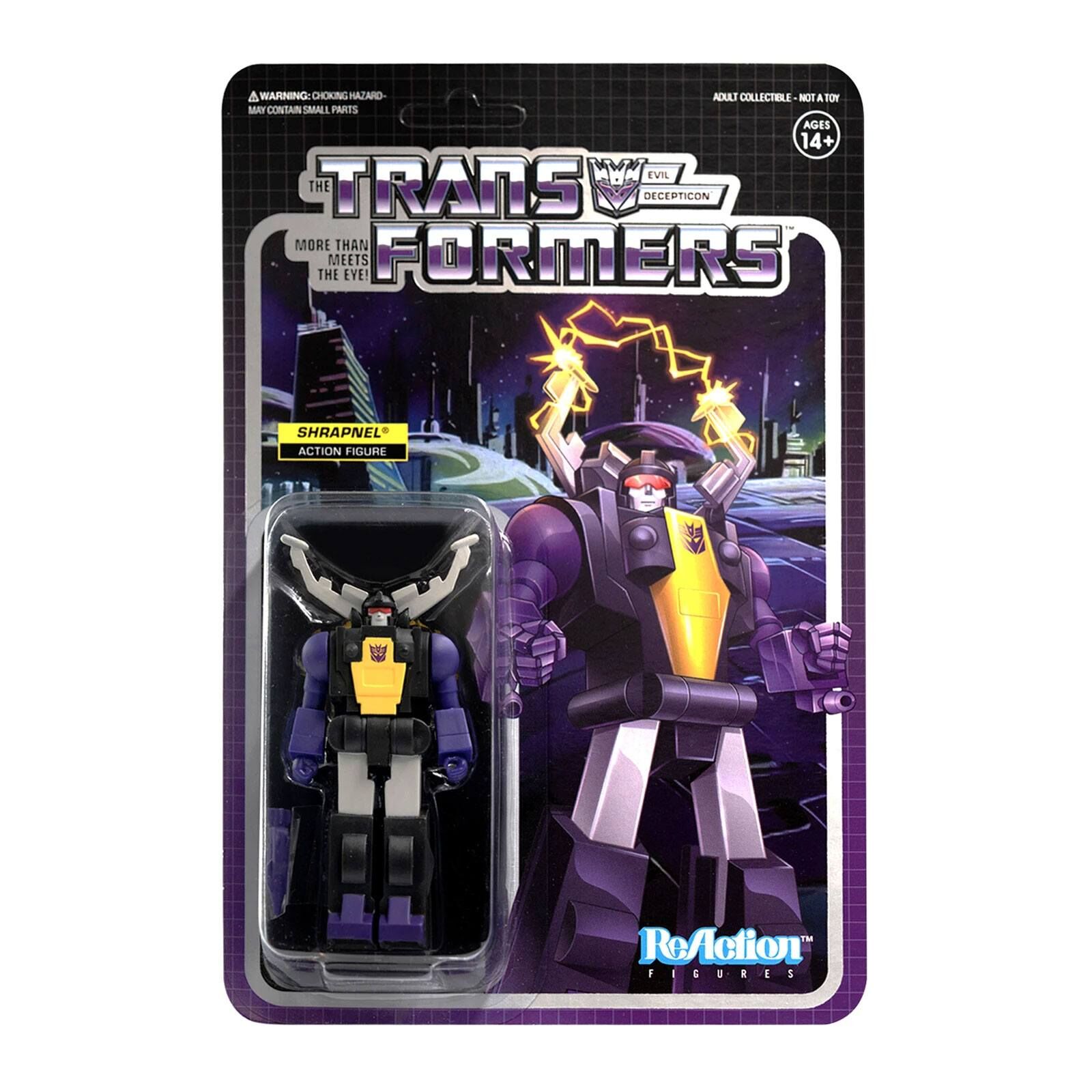 Transformers ReAction Actionfigur Wave 2 Shrapnel 10 cm