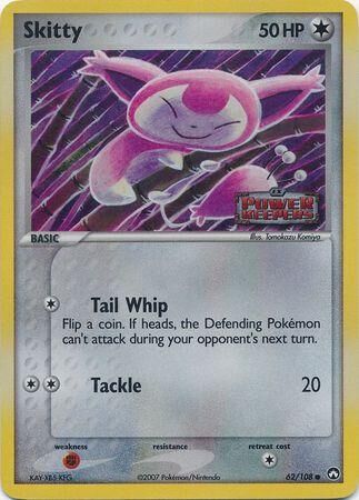 Skitty - 62/108 - Reverse Holo - EN Skitty - 62/108 - Reverse Holo - EN