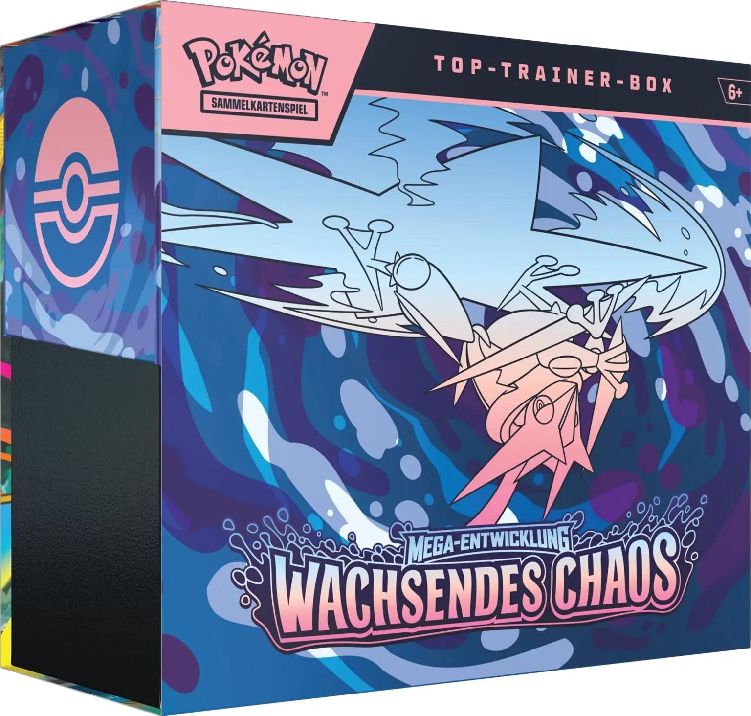 Pokémon TCG: Mega-Entwicklung (ME04) Wachsendes Chaos Top Trainer Box - DE Pokémon TCG: Mega-Entwicklung (ME04) Wachsendes Chaos Top Trainer Box - DE
