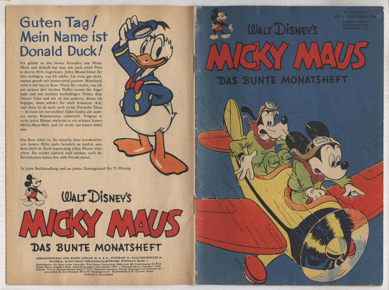 Micky Maus 1951 #1