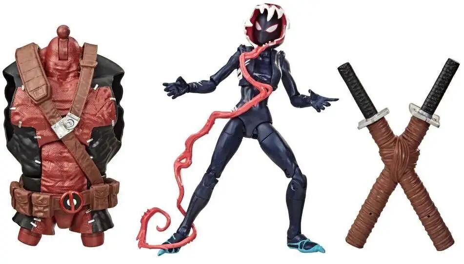 Spider-Man Maximum Venom Marvel Legends Venompool Series Ghost Spider Action Figure