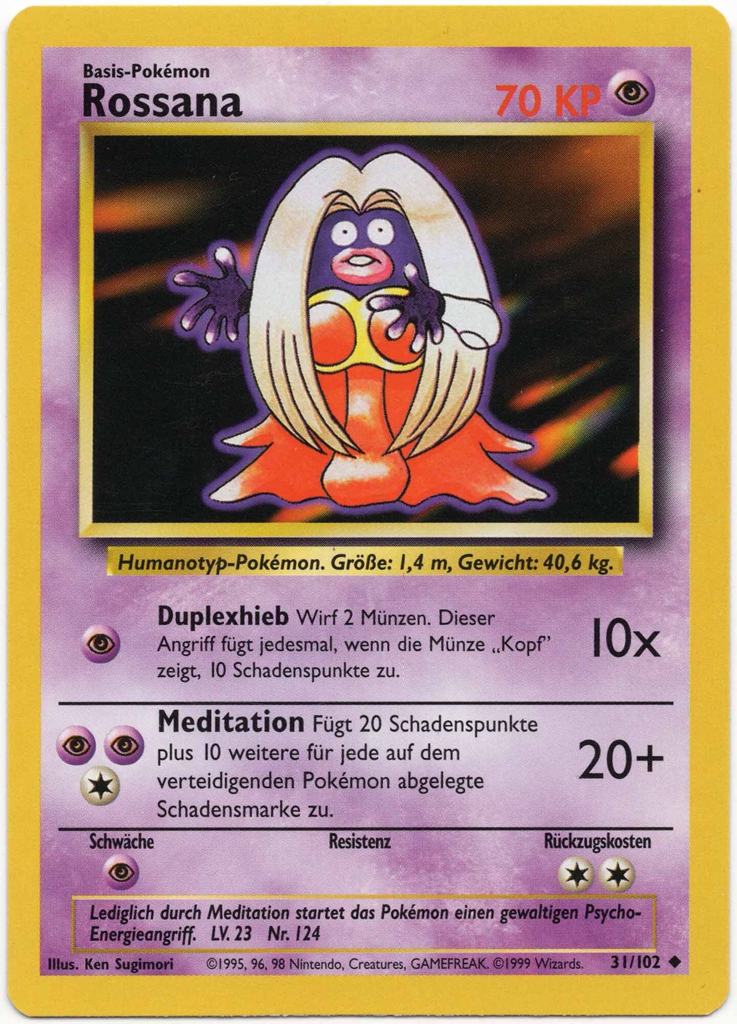 Rossana - 31/102 - Pokémon TCG - Near Mint