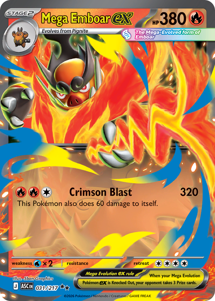 Mega Emboar ex - 031/217 - EN Mega Emboar ex - 031/217 - EN