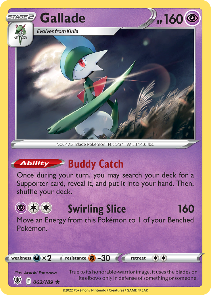 Gallade - 062/189 - EN Gallade - 062/189 - EN