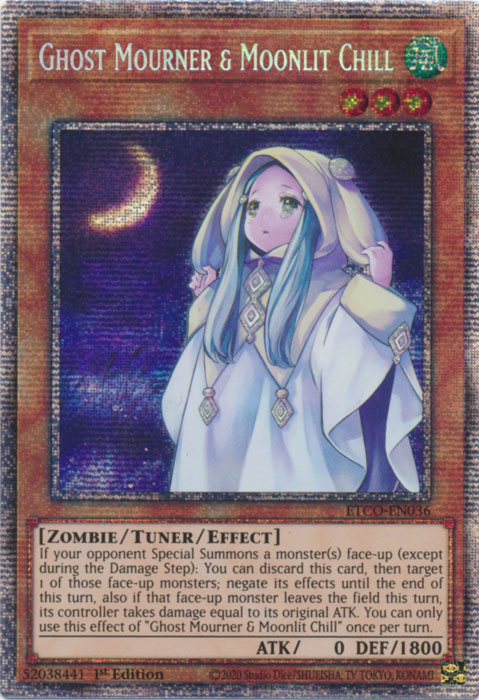 Geistertrauernde und Mondeskälte - ETCO-DE036 - Starlight Rare - 1. Auflage