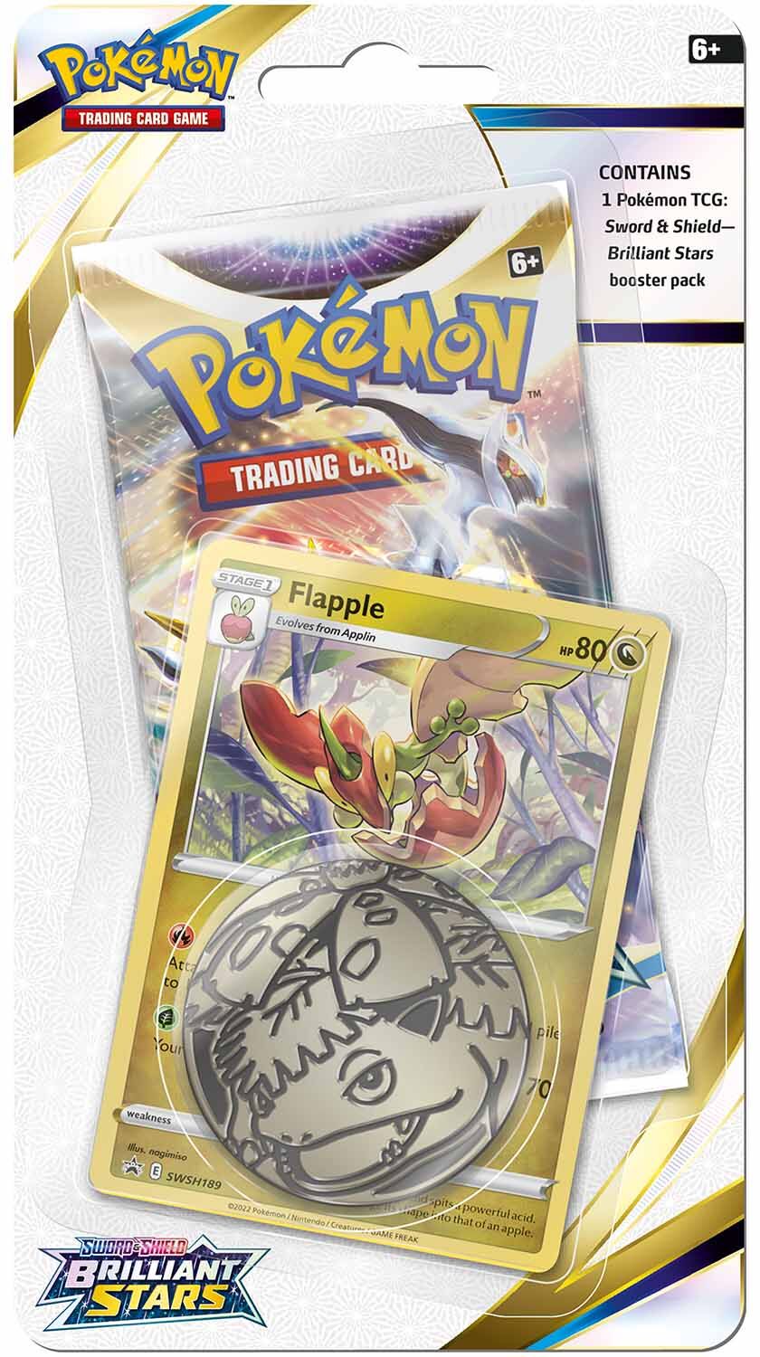 pokemon-sword-shield-brilliant-stars-flapple-checklane-blister-en-1_13323_0 Pokémon Sword & Shield Brilliant Stars Flapple Checklane Blister - EN