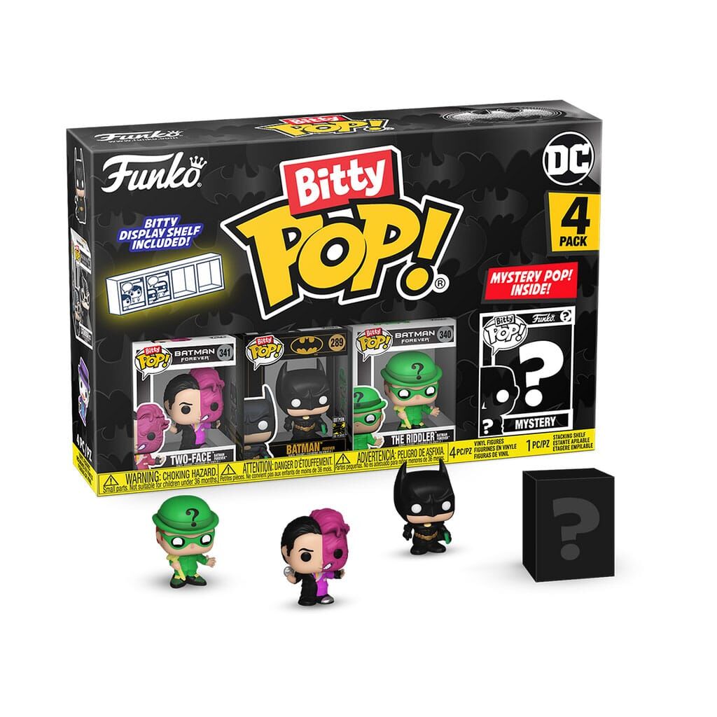 Batman 85th Anniversary Bitty POP! Vinyl Figur 4er-Pack Two Face - 2,5 cm