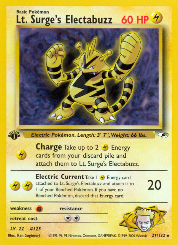 Lt. Surge’s Electabuzz - 27/132 - EN Lt. Surge’s Electabuzz - 27/132 - EN