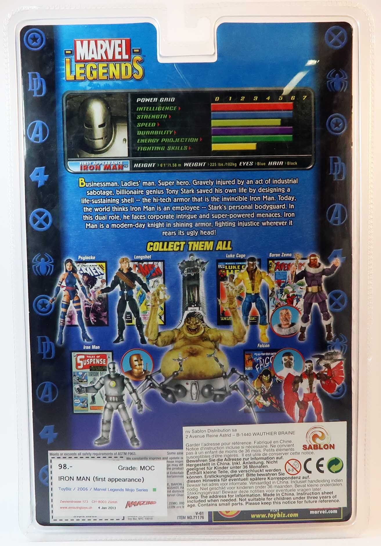 Iron Man Silver Actionfigur Marvel