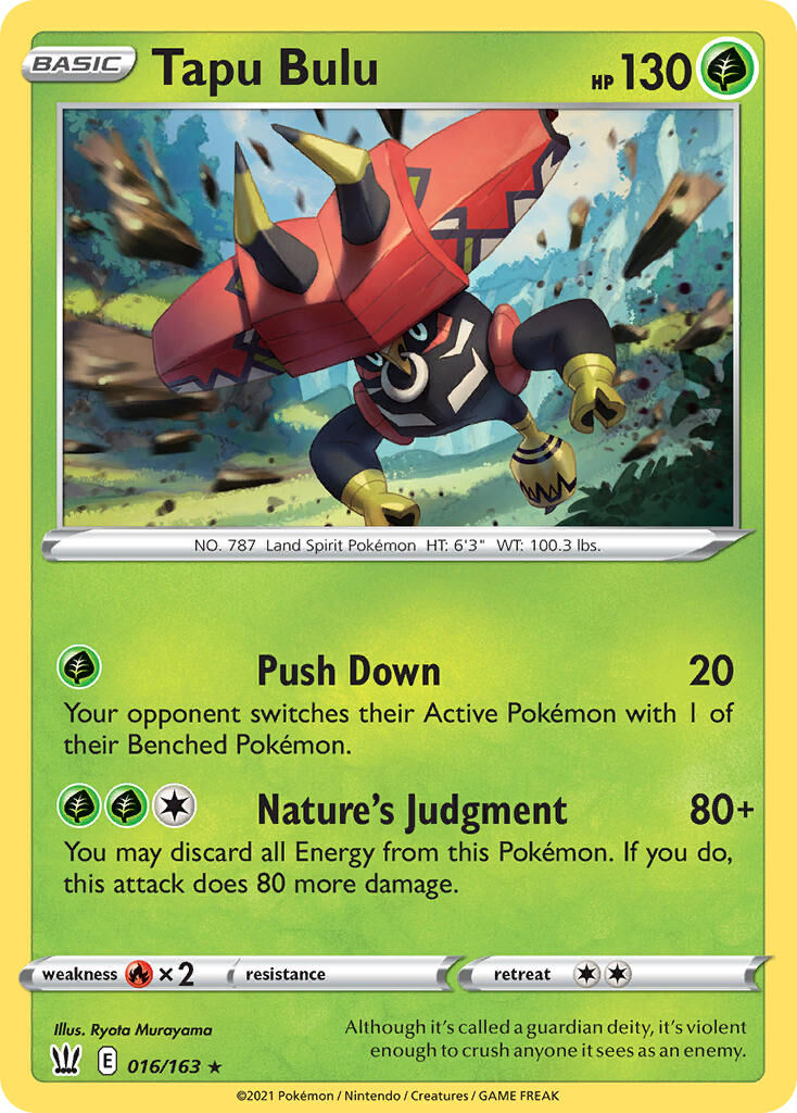 Tapu Bulu - 016/163 - EN Tapu Bulu - 016/163 - EN