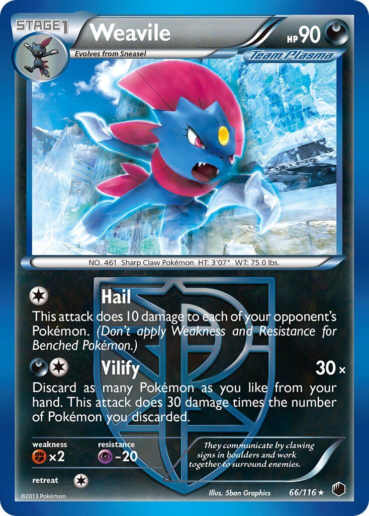 Weavile - 66/116 - EN