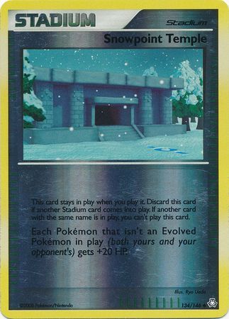 Snowpoint Temple - 134/146 - Reverse Holo - EN