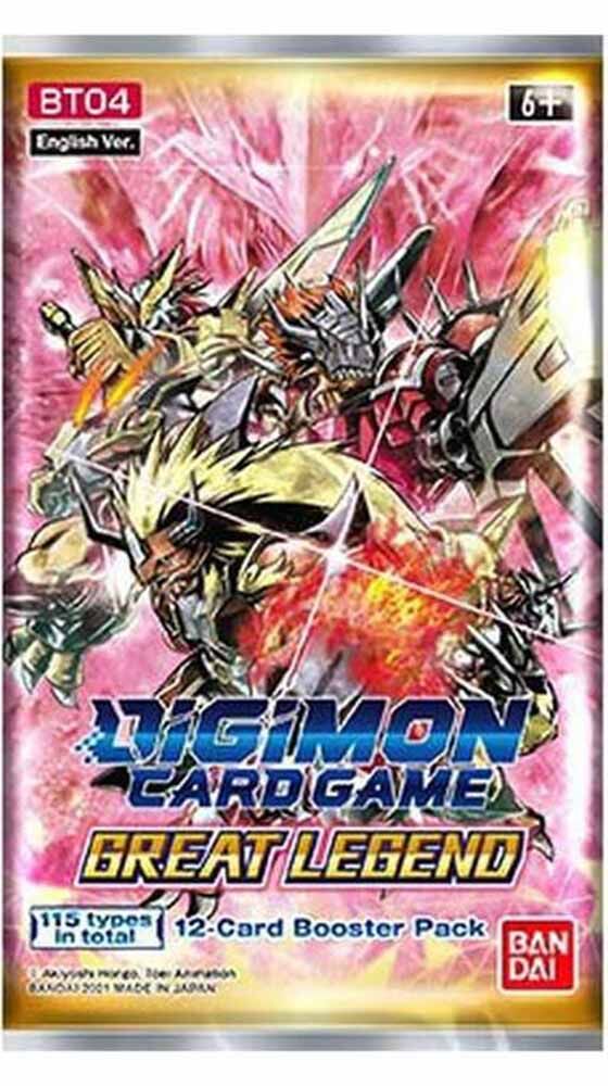 Great Legend BT04 Booster - Digimon Card Game - EN