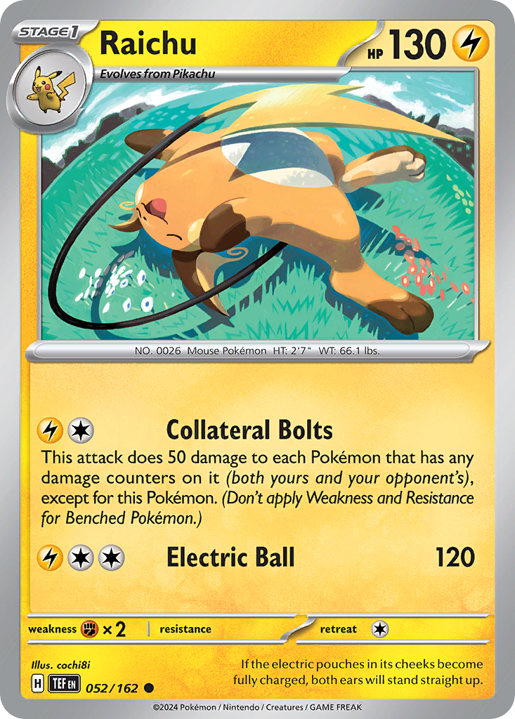 Raichu - 052/162 - EN Raichu - 052/162 - EN