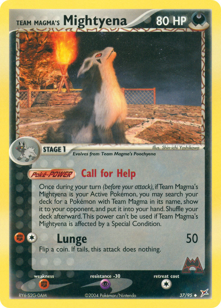 Team Magma’s Mightyena - 37/95 - EN