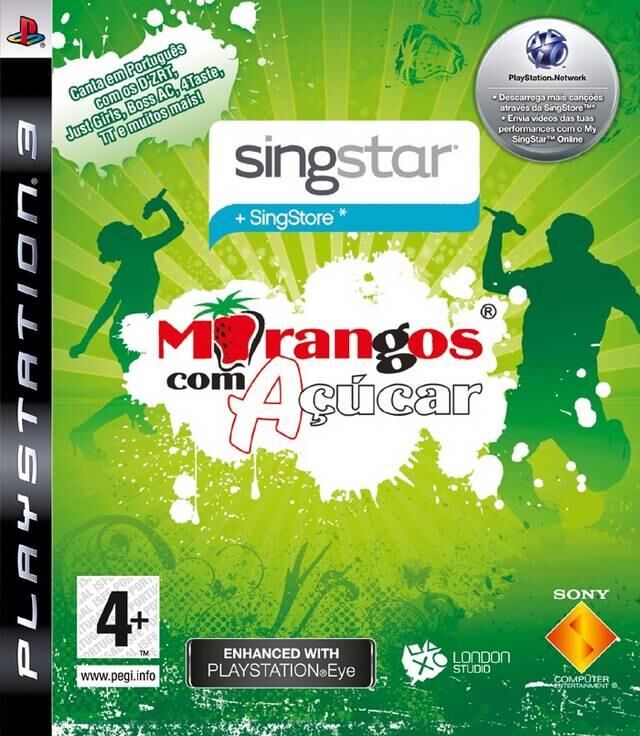 SingStar Morangos com Acucar - OVP - PS3 - EN