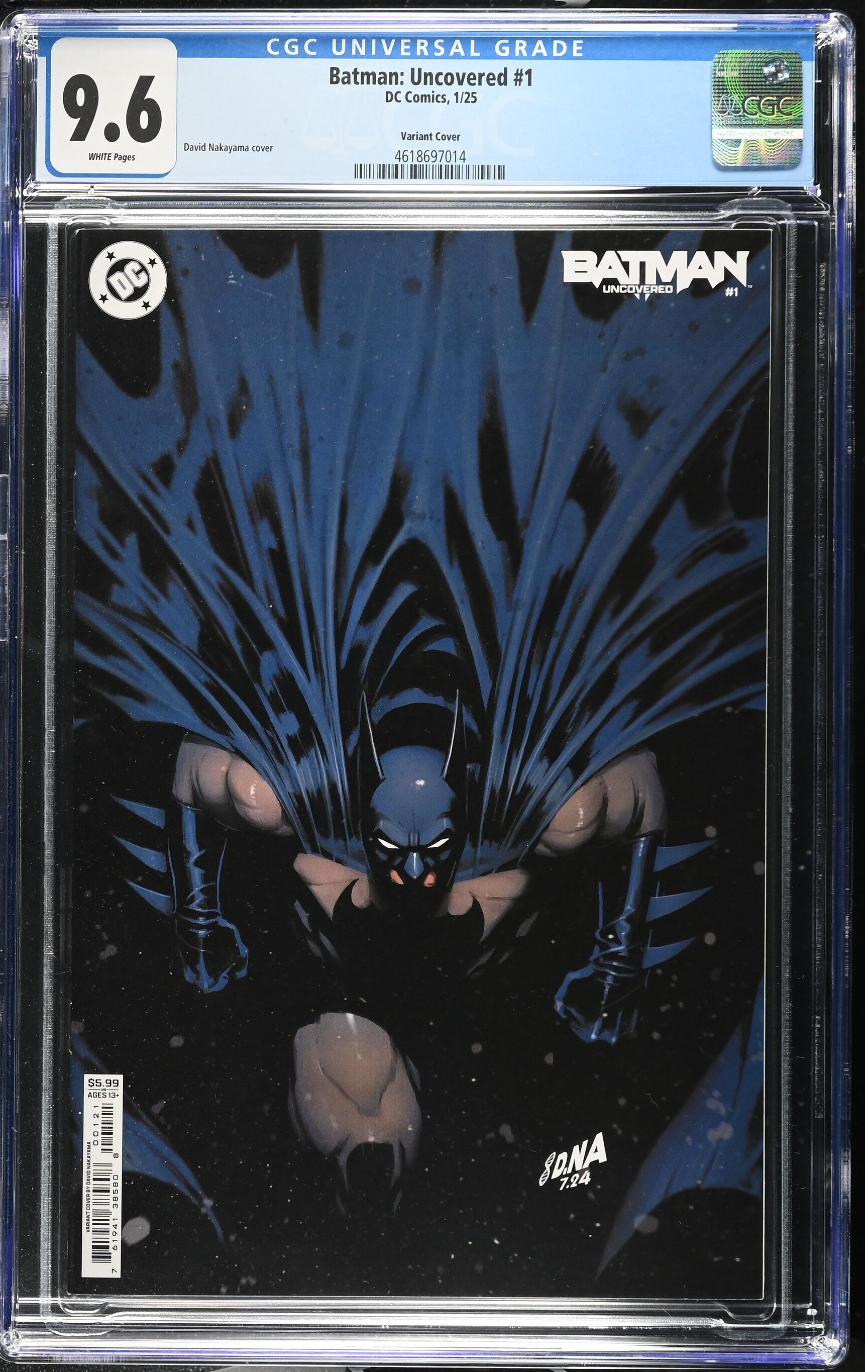 Batman: Uncovered Issue 1 - CGC 9.6