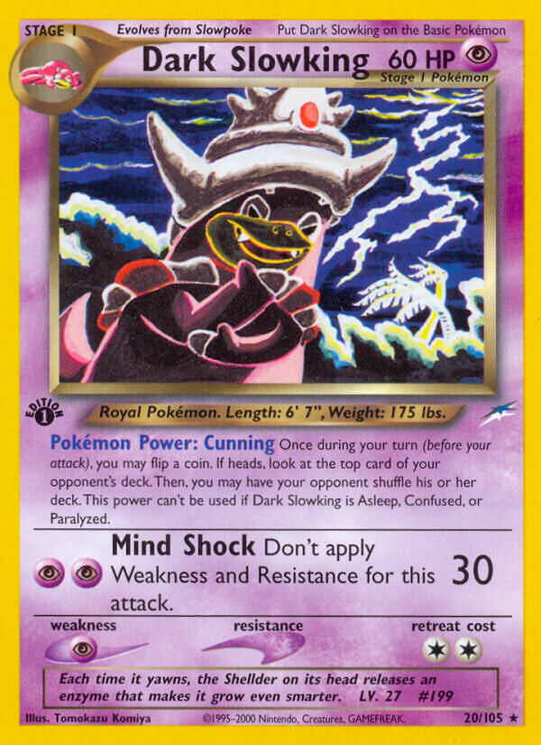 Dark Slowking - 20/113 - 1st Edition - EN Dark Slowking - 20/113 - 1st Edition - EN