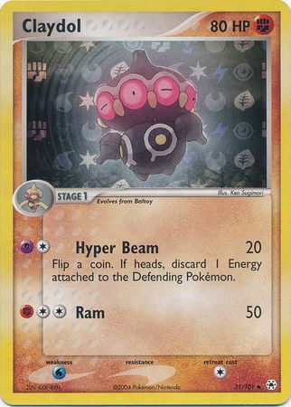 Claydol - 31/101 - Reverse Holo - EN Claydol - 31/101 - Reverse Holo - EN