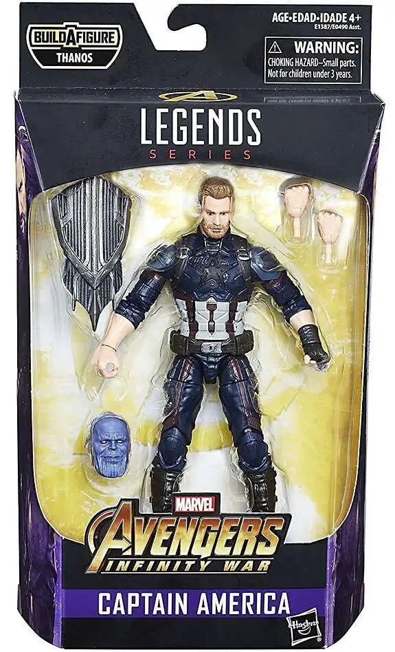 Avengers Infinity War Marvel Legends Thanos Series Captain America Action Figure