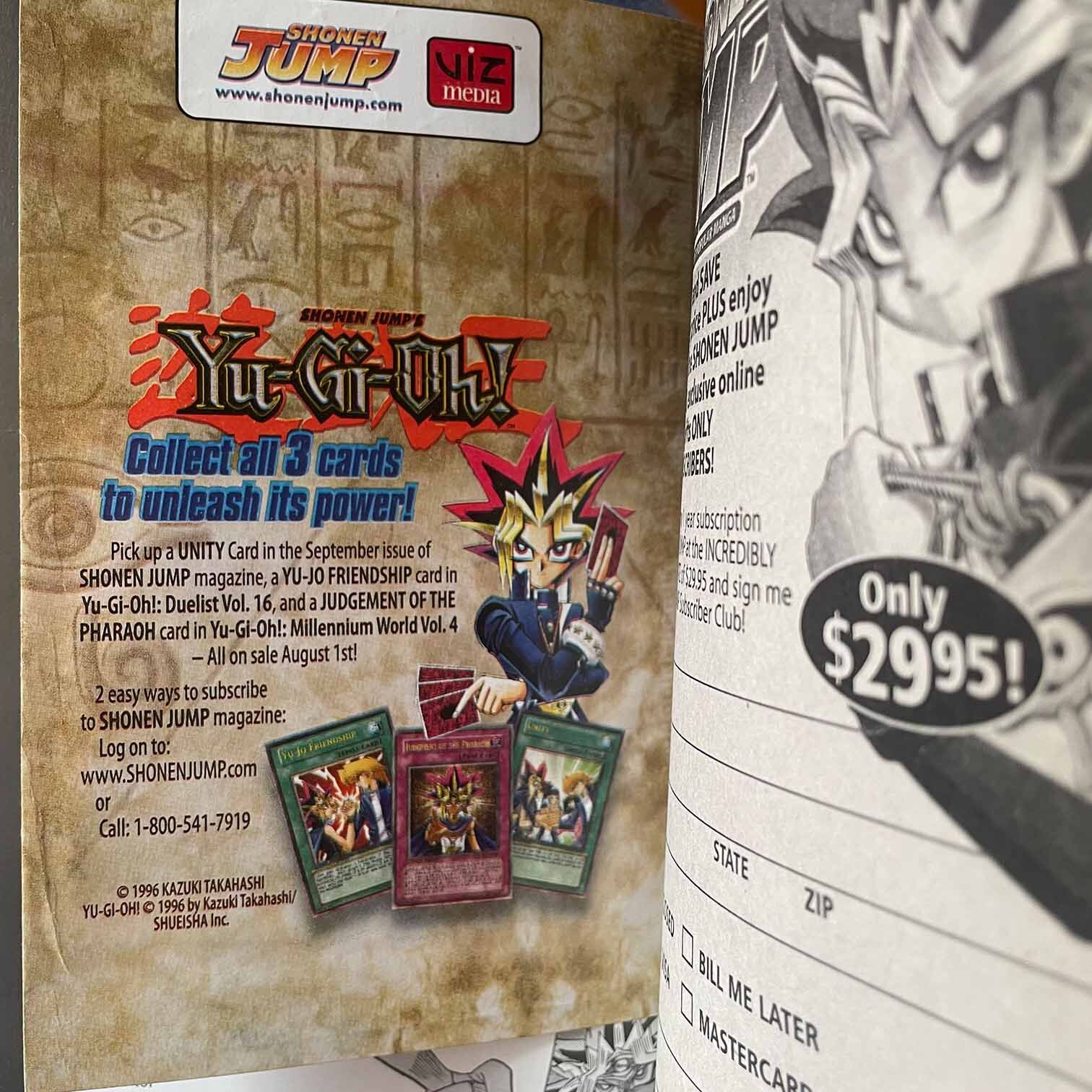 Yu-Gi-Oh! Millennium World Volume 4 - SEALED PROMO - Judgement Of The Pharaoh JUMP-EN008