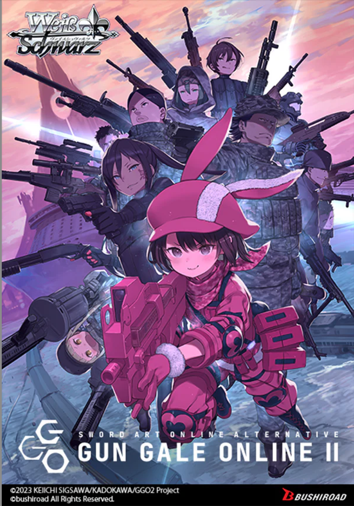 Sword Art Online Alternative Gun Gale Online II Extra Booster Display (6 Packs)- Weiss Schwarz TCG - EN