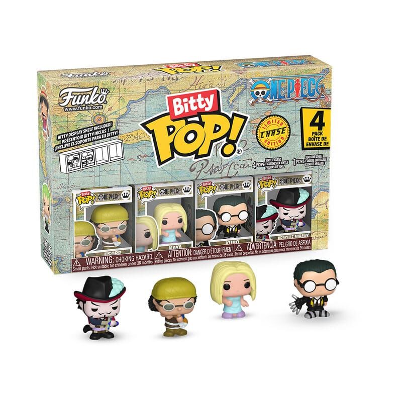 One Piece Bitty POP! Vinyl Figur 4er-Pack Usopp - 2,5 cm One Piece Bitty POP! Vinyl Figur 4er-Pack Usopp - 2,5 cm