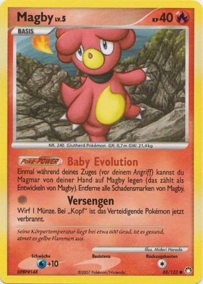 magby-lv-5-pok-mon-tcg Magby 088/123 - Pokémon TCG