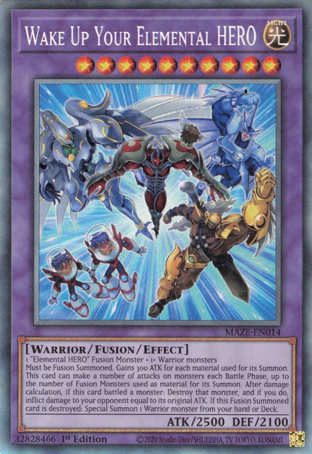Wecke deinen Elementar-HELDEN - MAZE-014 - Collectors Rare - 1. Auflage Wecke deinen Elementar-HELDEN - MAZE-014 - Collectors Rare - 1. Auflage