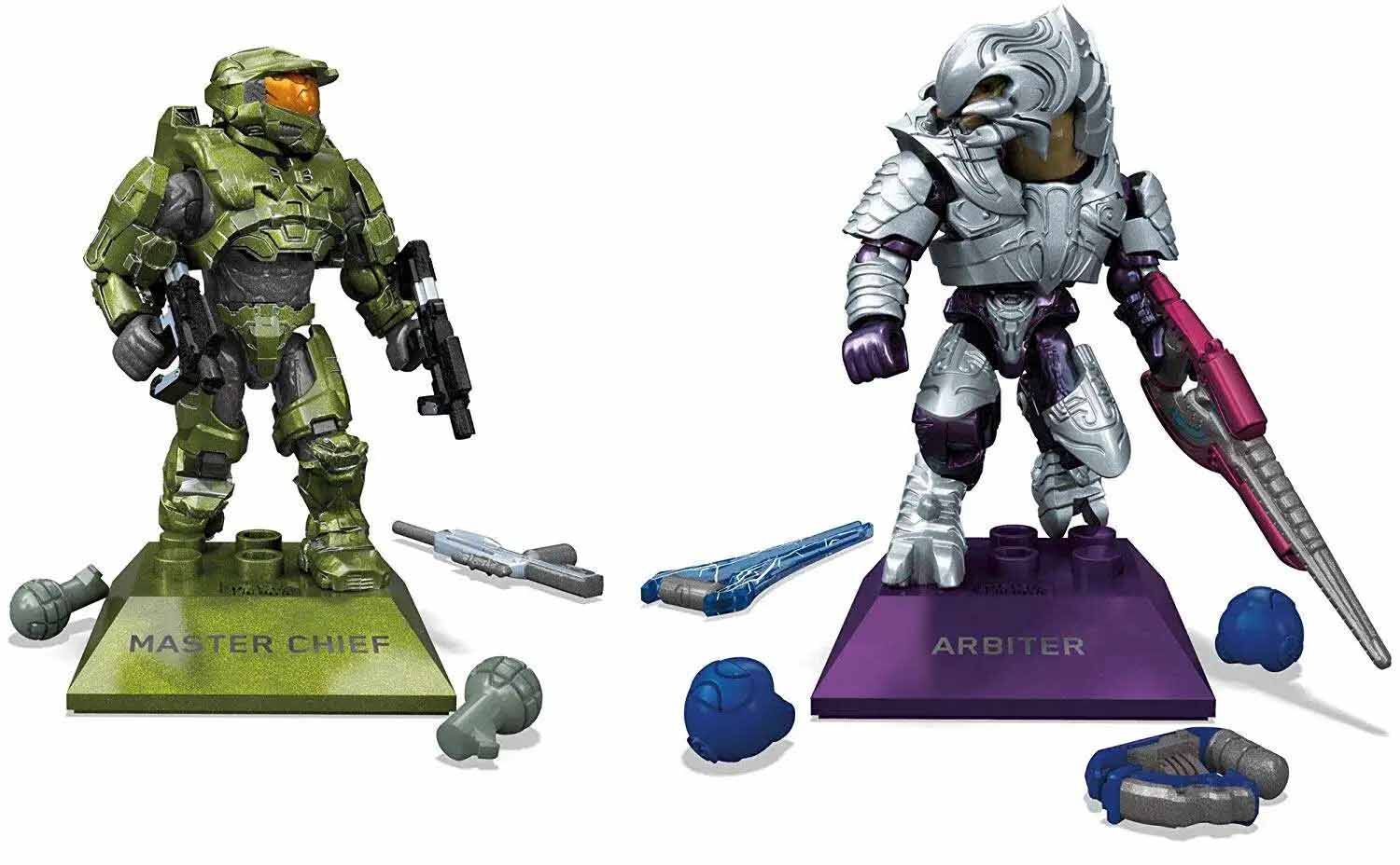 Halo Heroes Series 5 Master Chief vs. Arbiter Mini Figure 2-Pack