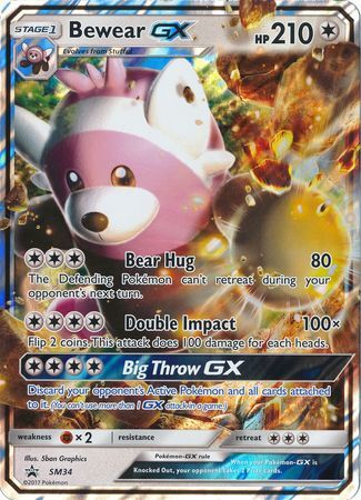 Bewear GX SM34 - Pokémon XXL TCG