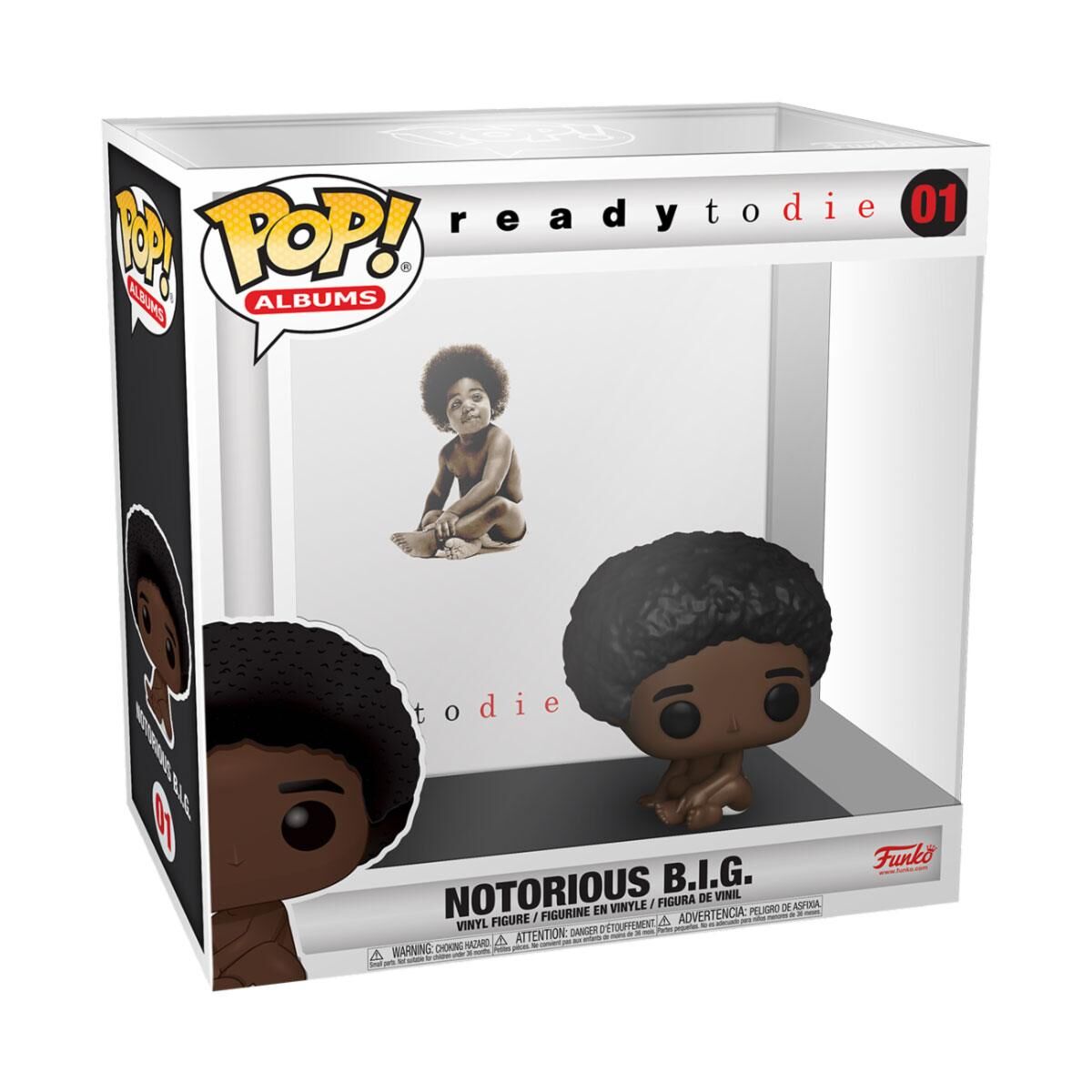 Notorious B.I.G. POP! Albums Vinyl Figur Biggie w/Case 9 cm