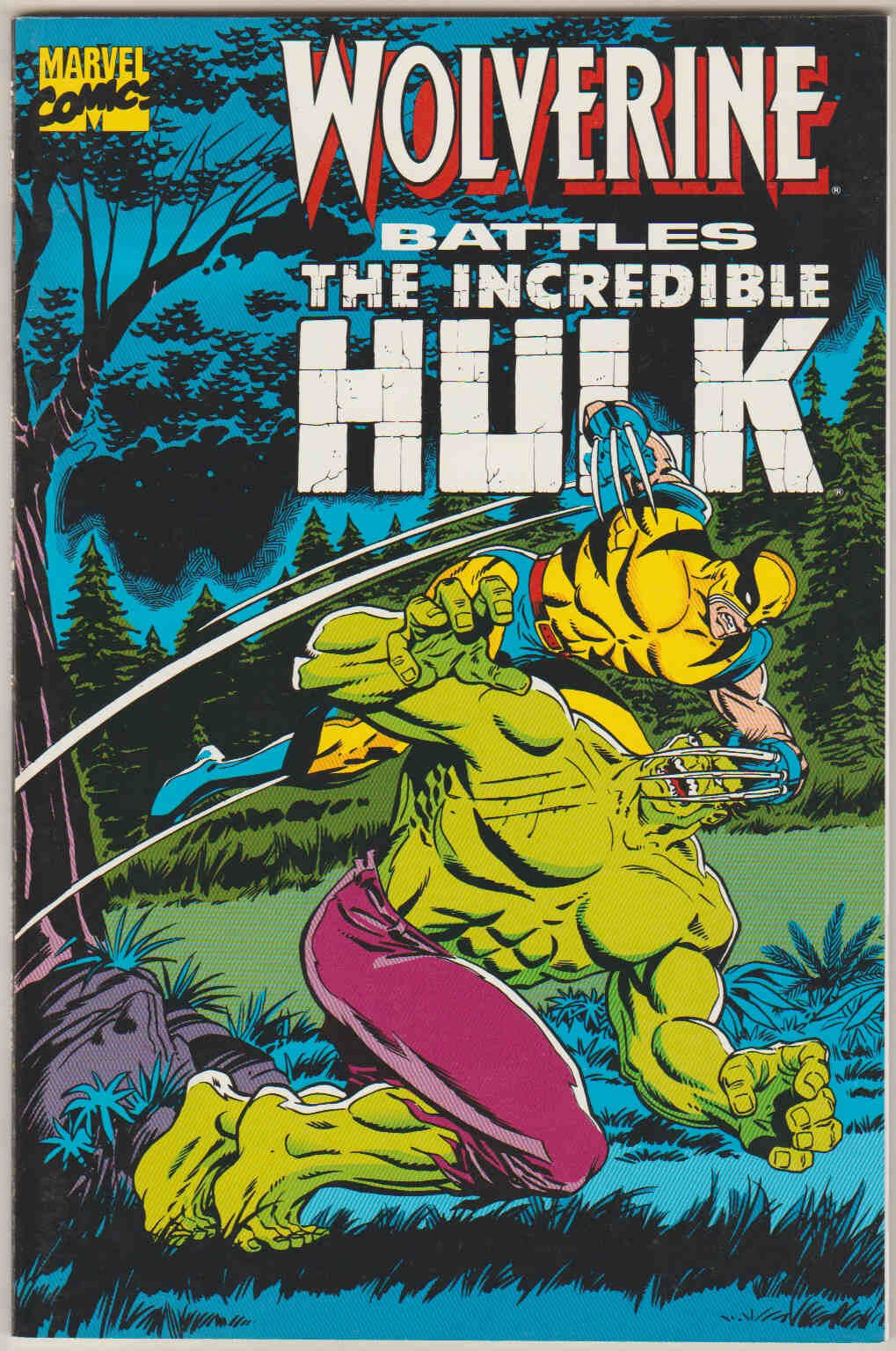 wolverine_battles_hulk Wolverine Battles the Incredible Hulk
