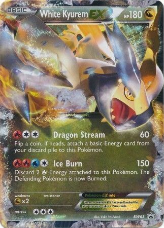 White Kyurem EX BW63 - Pokémon TCG