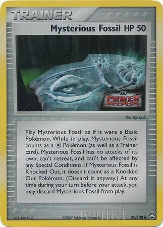 Mysterious Fossil - 85/108 - Reverse Holo - EN