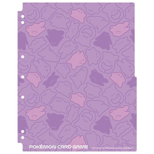 Pokemon Collection File Refill Sheet Ditto