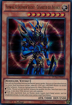 Schwarz Glänzender Soldat - Gesandter des Anfangs - Yu-Gi-Oh!