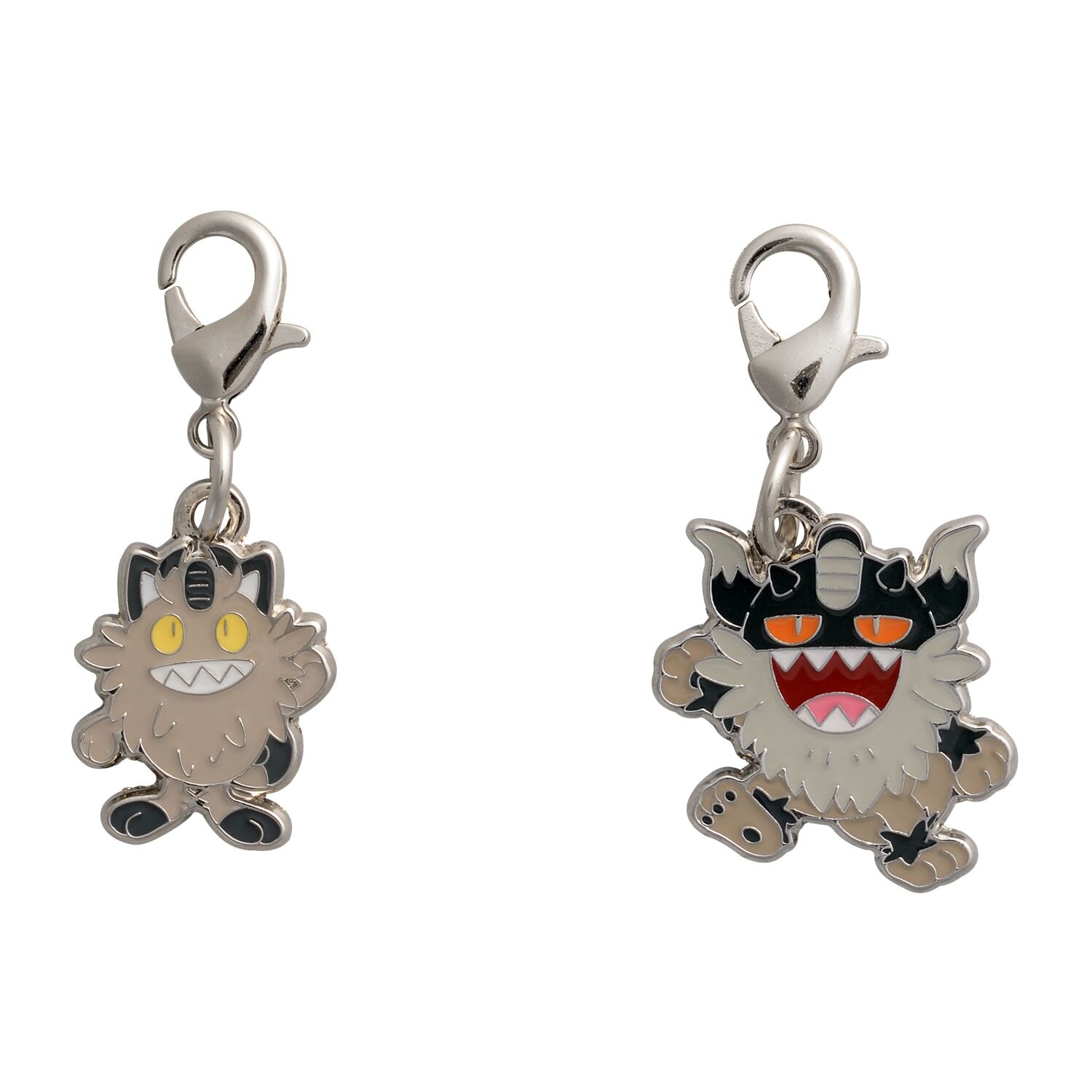Pokemon Center - Galarian Meowth, Perrserker Schlüsselanhänger - 2 Stück Pokemon Center - Galarian Meowth, Perrserker Schlüsselanhänger - 2 Stück