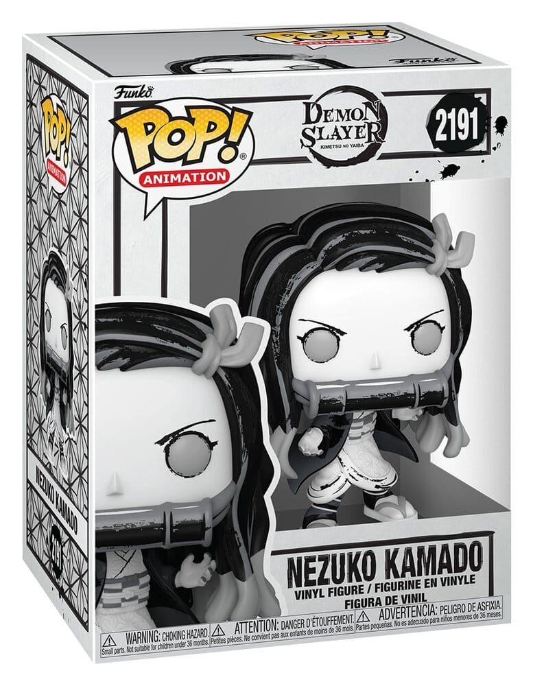 Demon Slayer: Kimetsu no Yaiba POP! #2191 Animation Vinyl Figur Nezuko(Sumi-Ink) 9 cm